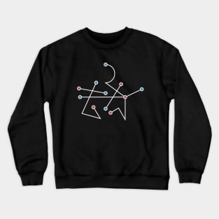 Geometric Abstraction Crewneck Sweatshirt